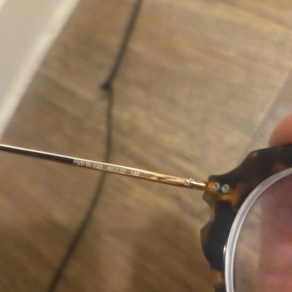 Prada Tortoiseshell Gold Glasses Frame - Picture 4 of 4